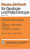 Cover image of: Neues Jahrbuch für Geologie und Paläontologie - Abhandlungen Band 158 Heft 3