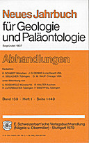 Cover image of: Neues Jahrbuch für Geologie und Paläontologie - Abhandlungen Band 159 Heft 1