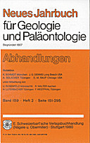 Cover image of: Neues Jahrbuch für Geologie und Paläontologie - Abhandlungen Band 159 Heft 2