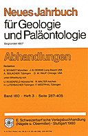 Cover image of: Neues Jahrbuch für Geologie und Paläontologie - Abhandlungen Band 160 Heft 3