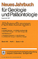 Cover image of: Neues Jahrbuch für Geologie und Paläontologie - Abhandlungen Band 161 Heft 1