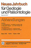 Cover image of: Neues Jahrbuch für Geologie und Paläontologie - Abhandlungen Band 162 Heft 1