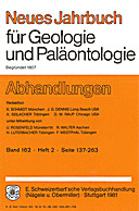 Cover image of: Neues Jahrbuch für Geologie und Paläontologie - Abhandlungen Band 162 Heft 2