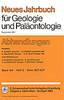Cover image of: Neues Jahrbuch für Geologie und Paläontologie - Abhandlungen Band 164 Heft 3