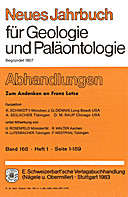 Cover image of: Neues Jahrbuch für Geologie und Paläontologie - Abhandlungen Band 166 Heft 1