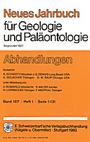 Cover image of: Neues Jahrbuch für Geologie und Paläontologie - Abhandlungen Band 167 Heft 1