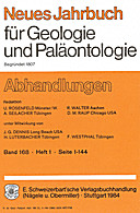 Cover image of: Neues Jahrbuch für Geologie und Paläontologie - Abhandlungen Band 168 Heft 1