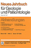 Cover image of: Neues Jahrbuch für Geologie und Paläontologie - Abhandlungen Band 169 Heft 2