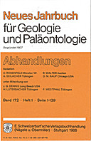 Cover image of: Neues Jahrbuch für Geologie und Paläontologie - Abhandlungen Band 172 Heft 1