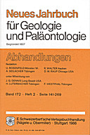 Cover image of: Neues Jahrbuch für Geologie und Paläontologie - Abhandlungen Band 172 Heft 2