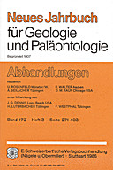 Cover image of: Neues Jahrbuch für Geologie und Paläontologie - Abhandlungen Band 172 Heft 3