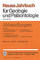Cover image of: Neues Jahrbuch für Geologie und Paläontologie - Abhandlungen Band 173 Heft 2