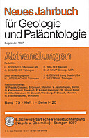 Cover image of: Neues Jahrbuch für Geologie und Paläontologie - Abhandlungen Band 175 Heft 1