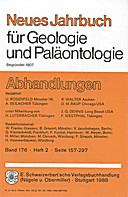 Cover image of: Neues Jahrbuch für Geologie und Paläontologie - Abhandlungen Band 176 Heft 2
