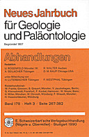 Cover image of: Neues Jahrbuch für Geologie und Paläontologie - Abhandlungen Band 178 Heft 3