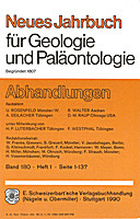 Cover image of: Neues Jahrbuch für Geologie und Paläontologie - Abhandlungen Band 180 Heft 1