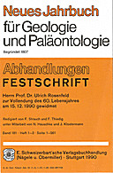 Cover image of: Neues Jahrbuch für Geologie und Paläontologie - Abhandlungen Band 181 Heft 1-3
