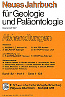 Cover image of: Neues Jahrbuch für Geologie und Paläontologie - Abhandlungen Band 182 Heft 1