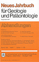 Cover image of: Neues Jahrbuch für Geologie und Paläontologie - Abhandlungen Band 185 Heft 1