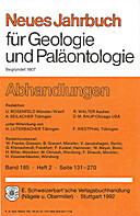 Cover image of: Neues Jahrbuch für Geologie und Paläontologie - Abhandlungen Band 185 Heft 2