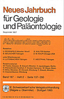 Cover image of: Neues Jahrbuch für Geologie und Paläontologie - Abhandlungen Band 187 Heft 2