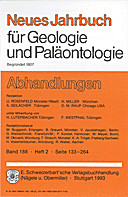 Cover image of: Neues Jahrbuch für Geologie und Paläontologie - Abhandlungen Band 188 Heft 2