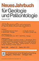 Cover image of: Neues Jahrbuch für Geologie und Paläontologie - Abhandlungen Band 190 Heft 2-3