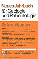 Cover image of: Neues Jahrbuch für Geologie und Paläontologie - Abhandlungen Band 192 Heft 2