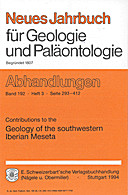 Cover image of: Neues Jahrbuch für Geologie und Paläontologie - Abhandlungen Band 192 Heft 3