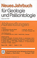 Cover image of: Neues Jahrbuch für Geologie und Paläontologie - Abhandlungen Band 193 Heft 1