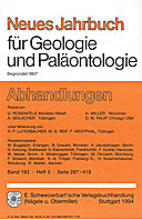 Cover image of: Neues Jahrbuch für Geologie und Paläontologie - Abhandlungen Band 193 Heft 3