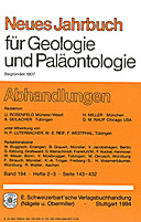 Cover image of: Neues Jahrbuch für Geologie und Paläontologie - Abhandlungen Band 194 Heft 2-3