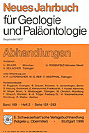 Cover image of: Neues Jahrbuch für Geologie und Paläontologie - Abhandlungen Band 199 Heft 2