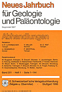 Cover image of: Neues Jahrbuch für Geologie und Paläontologie - Abhandlungen Band 201 Heft 1