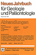 Cover image of: Neues Jahrbuch für Geologie und Paläontologie - Abhandlungen Band 203 Heft 2