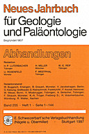 Cover image of: Neues Jahrbuch für Geologie und Paläontologie - Abhandlungen Band 205 Heft 1