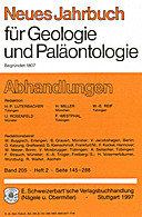 Cover image of: Neues Jahrbuch für Geologie und Paläontologie - Abhandlungen Band 205 Heft 2