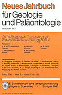 Cover image of: Neues Jahrbuch für Geologie und Paläontologie - Abhandlungen Band 206 Heft 2
