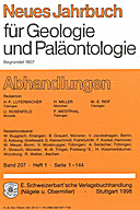 Cover image of: Neues Jahrbuch für Geologie und Paläontologie - Abhandlungen Band 207 Heft 1