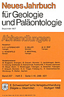 Cover image of: Neues Jahrbuch für Geologie und Paläontologie - Abhandlungen Band 207 Heft 3