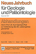 Cover image of: Neues Jahrbuch für Geologie und Paläontologie - Abhandlungen Band 208 Heft 1-3