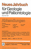 Cover image of: Neues Jahrbuch für Geologie und Paläontologie - Abhandlungen Band 209 Heft 3