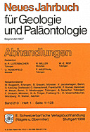Cover image of: Neues Jahrbuch für Geologie und Paläontologie - Abhandlungen Band 210 Heft 1
