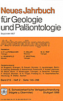 Cover image of: Neues Jahrbuch für Geologie und Paläontologie - Abhandlungen Band 213 Heft 2