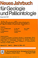Cover image of: Neues Jahrbuch für Geologie und Paläontologie - Abhandlungen Band 213 Heft 3