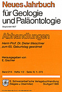 Cover image of: Neues Jahrbuch für Geologie und Paläontologie - Abhandlungen Band 214 Heft 1-2