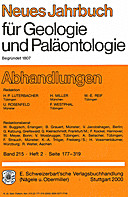 Cover image of: Neues Jahrbuch für Geologie und Paläontologie - Abhandlungen Band 215 Heft 2