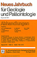 Cover image of: Neues Jahrbuch für Geologie und Paläontologie - Abhandlungen Band 216 Heft 2