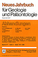Cover image of: Neues Jahrbuch für Geologie und Paläontologie - Abhandlungen Band 217 Heft 2
