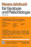 Cover image of: Neues Jahrbuch für Geologie und Paläontologie - Abhandlungen Band 219 Heft 3